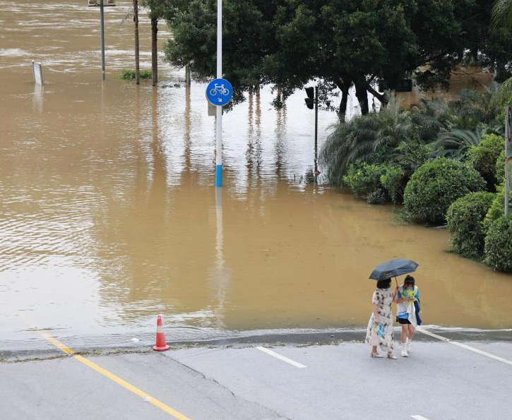 广西柳州近期遭遇了严重的水灾